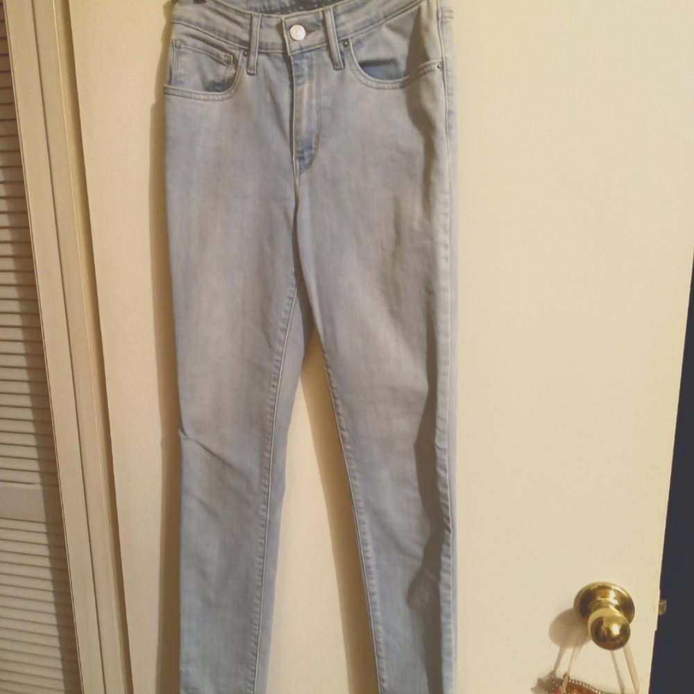 Levi's 721 high rise skinny jeans 27 x 32